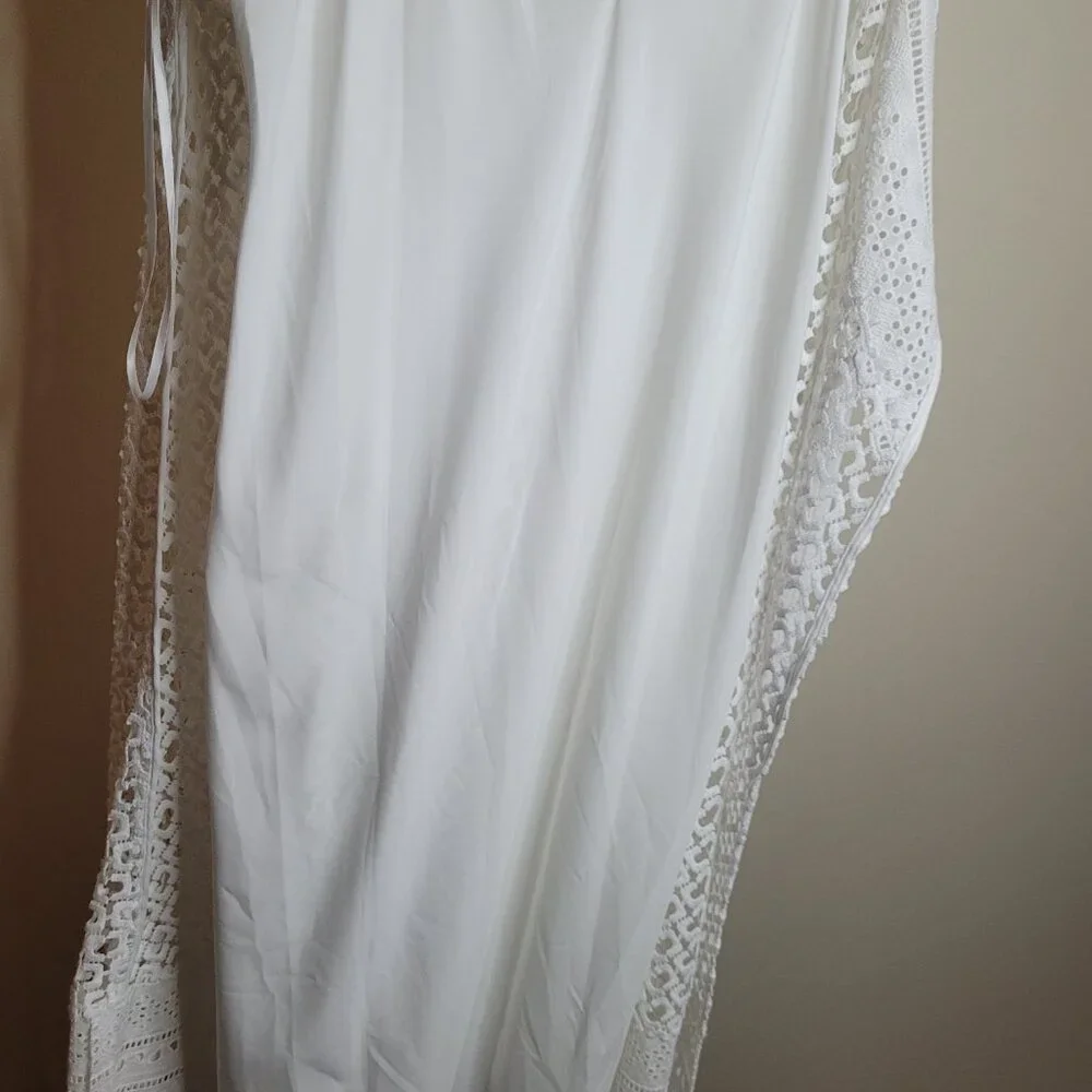 White Evangelia White Wrap Dress by Diane Von Furstenberg - Picture 14 of 15